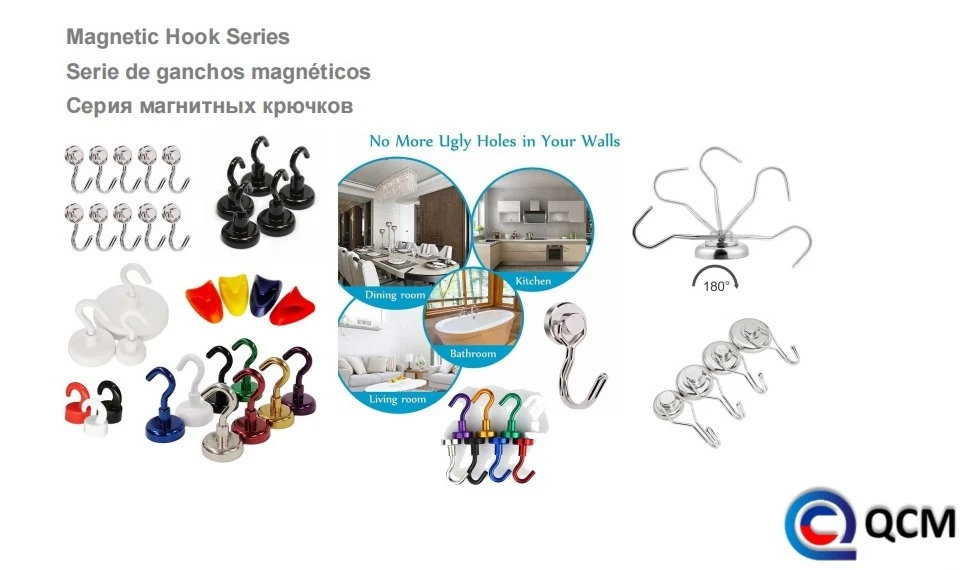 QCM Magnet has a full range of Magnetic Hook Hook magnet