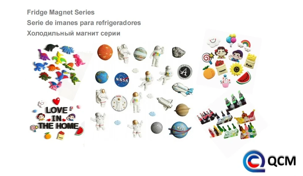 Welcome to ask QCM Magnet for a quote on refrigerator magnets Fridge Magnet Series